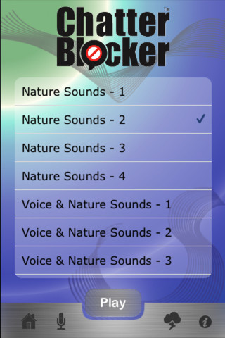 ChatterBlocker screen shot 1